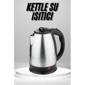 VipMarketim Su Isıtıcı 220 - 240 V Paslanmaz Çelik Kettle Uzun Ömürlü 2000 Watt