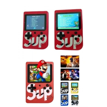 VipMarketim Sup Atari Retro 400 Nostalji Oyunlu Mini Atari Taşınabilir Oyun Konsolu