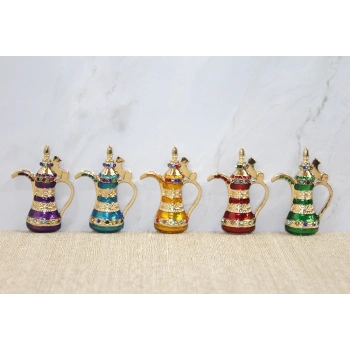 VipMarketim Swarovski Taşlı Minik Figür - Mini İbrik