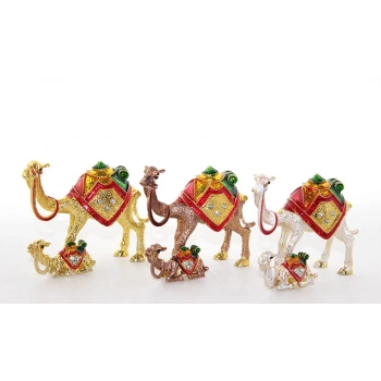 VipMarketim Swarovski Yavrulu Deve Model 3