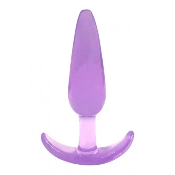 VipMarketim T Şeklinde Şeffaf Anal Tıkaç (plug) Mor
