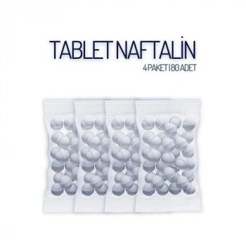 VipMarketim Tablet Naftalin Güve Topu Naftalin 80 Adet 718