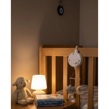 VipMarketim Taşınabilir Bebek Uyutucu Müzik Kutusu Pil Gerektirmeyen Mekanik Tasarım