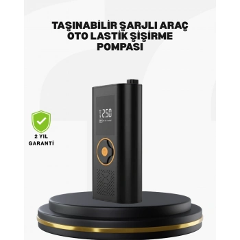 VipMarketim Taşınabilir Dijital Lastik Şişirme Cihazı Güvenli ve Pratik Kullanım