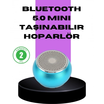 VipMarketim Taşınabilir Mini Bluetooth Hoparlör 9m Menzil Dahili Mikrofon