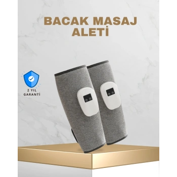 VipMarketim Taşınabilir Şarjlı Baldır Masaj Aleti – 3 Kademeli Isı ve Basınç Ayarı Titreşim Fonksiyonlu