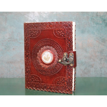 VipMarketim Taşlı Deri Defter Model 3