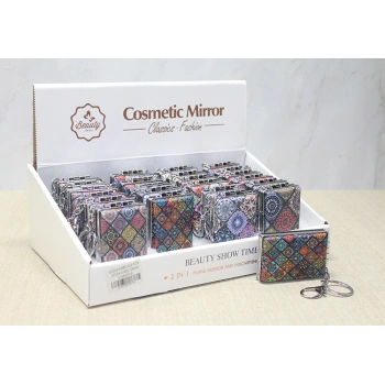 VipMarketim Taşlı El Aynası Anahtarlık Model 9