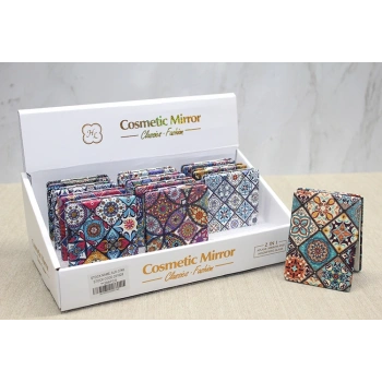 VipMarketim Taşlı El Aynası Dikdörtgen İnce Model 6