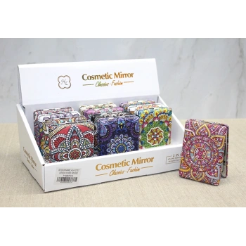 VipMarketim Taşlı El Aynası Dikdörtgen Kalın Model 1