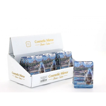 VipMarketim Taşlı İstanbul Tasarımı El Aynası İnce Model 10