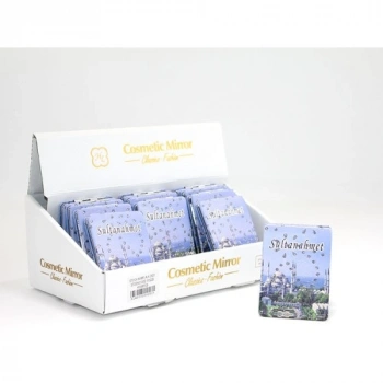 VipMarketim Taşlı İstanbul Tasarımı El Aynası İnce Model 14