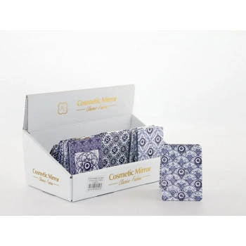 VipMarketim Taşlı Nazar Boncuklu Dikdörtgen El Aynası İnce