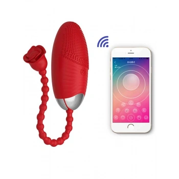 VipMarketim Telefon Kontrollü Yumurta Vibratör Kırmızı