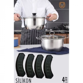 VipMarketim Tencere Tutucu Silikon 4 ADET