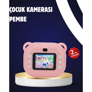 VipMarketim Termal Baskılı Şipşak Kamera – 1080P HD 24MP Çift Lensli ve Müzik Oynatıcılı