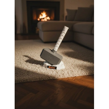 VipMarketim Thor Çekici Dekoratif Figür Mitolojik ve Fantastik Ev Aksesuarı 20x34 cm