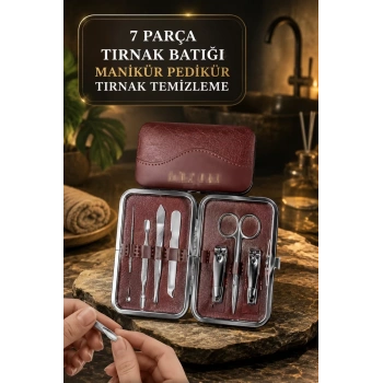 VipMarketim Tırnak Batığı Temizliği ve Günlük Bakım İçin 7 Parça Profesyonel Set