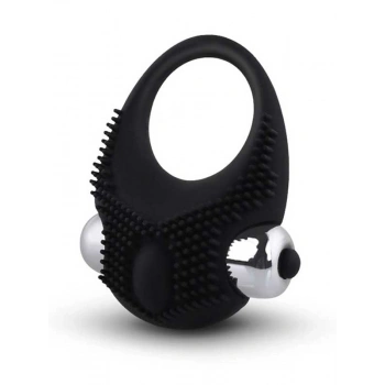 VipMarketim Titreşimli Pili Değiştirilebilir Penis Halkası Siyah