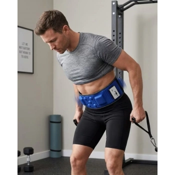 VipMarketim Titreşimli Zayıflama Kemeri Masaj Özellikli Göbek Toparlayıcı Kemer