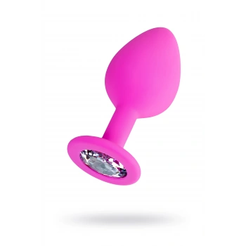 VipMarketim ToDo Brilliant Anal Plug, silikon, pembe, 8 cm, Ø 3 cm, 50 g