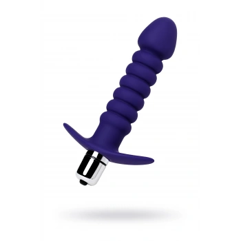 VipMarketim ToDo Condal anal vibratör, suya dayanıklı, silikon, mor, 14 cm, Ø 2,9 cm