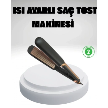 VipMarketim Tost Model Saç Maşası 220°C Hızlı Isınan