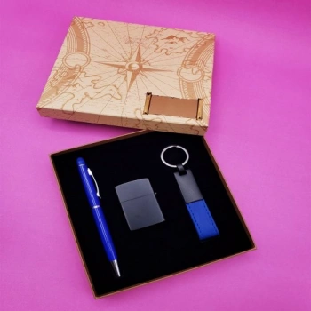 VipMarketim Tükenmez Kalem Çakmak Anahtarlık Seti