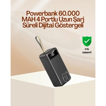 VipMarketim Tüm Cihazlara Uyumlu Çoklu Çıkışlı Powerbank