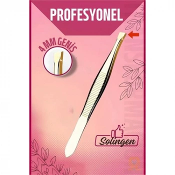VipMarketim 4 mm Geniş Uçlu Cımbız Çelik Solingen Professional