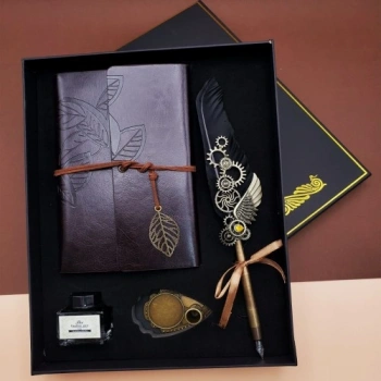 VipMarketim Tüylü Divit Hokka Kalem Seti