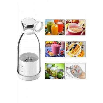 VipMarketim u Geçirmez Kablosuz Şarjlı Dayanıklı Taşınabilir Mini Blender