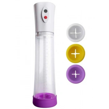 VipMarketim Üç Başlıklı Otomatik Vakumlu Pilli Penis Pompası