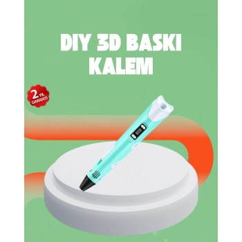 VipMarketim Üç Boyutlu 3D Yazıcı Kalem ABS ve PLA Uyumlu