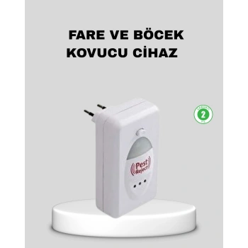 VipMarketim Ultrasonik Haşere Kovucu Cihaz – Sessiz Kimyasalsız ve Etkili Koruma