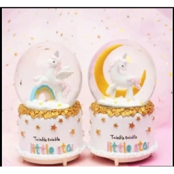 VipMarketim Unicorn Kar Küresi Orta Boy