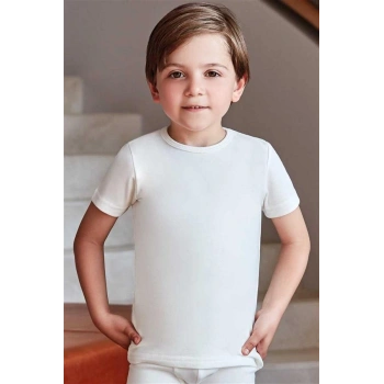 VipMarketim Uniseks Erkek/Kız Çocuk Termal Kısa Kol İçlik ( ) (Kod:2539)