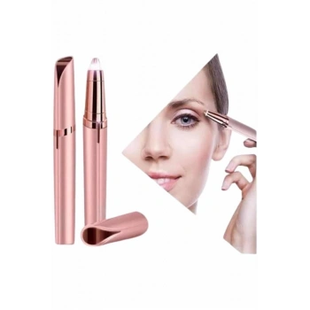 VipMarketim Unısex Şarjlı Kaş Bıyık Alma Epilatörü Hassas Ciltlere Özel Acısız