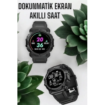 VipMarketim Unisex Tasarımıyla Klasik ve Spor Kombinlere Uygun Akıllı Saat