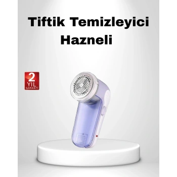 VipMarketim USB Şarjlı Tiftik Temizleyici – Kolay Temizlenen Hazne ve Bıçak Taşınabilir