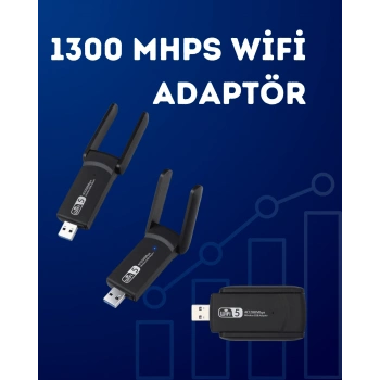 VipMarketim USB WiFi Adaptör – 1200 Mbps Hız