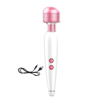 VipMarketim Vibex Usb Şarjlı 12 Hızlı Wand Vibratör