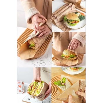 VipMarketim Vintage Gazete Desenli Sunum Kağıdı 50 Adet