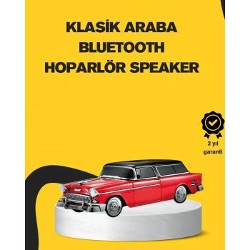 VipMarketim Vintage Tasarımlı LED Işıklı Bluetooth Hoparlör 10W