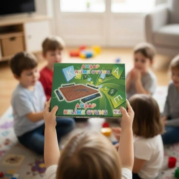 VipMarketim Ahşap Kelime Oyunu