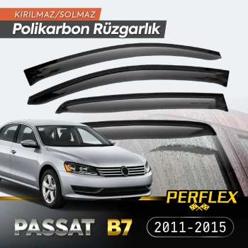 VipMarketim VW Passat B7 2011-2015 Cam Rüzgarlığı V2 Düz