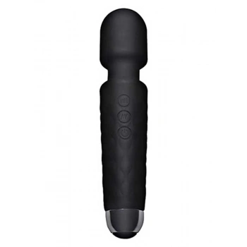VipMarketim Wand Massager Şarjlı Vibratör - Siyah