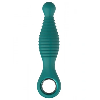 VipMarketim Xuanai Şarjlı Tırtıklı Anal Vibratör - Yeşil