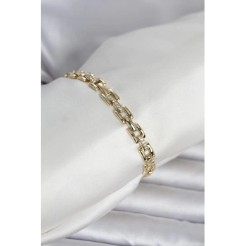 VipMarketim Xuping Zincir Model Gold Renk Kadın Bileklik 5886