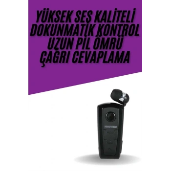 VipMarketim Yaka Kulaklığı Andorid Tüm Cep Telefonlarına Uyumlu Mikrofonlu Titreşimli Makaralı